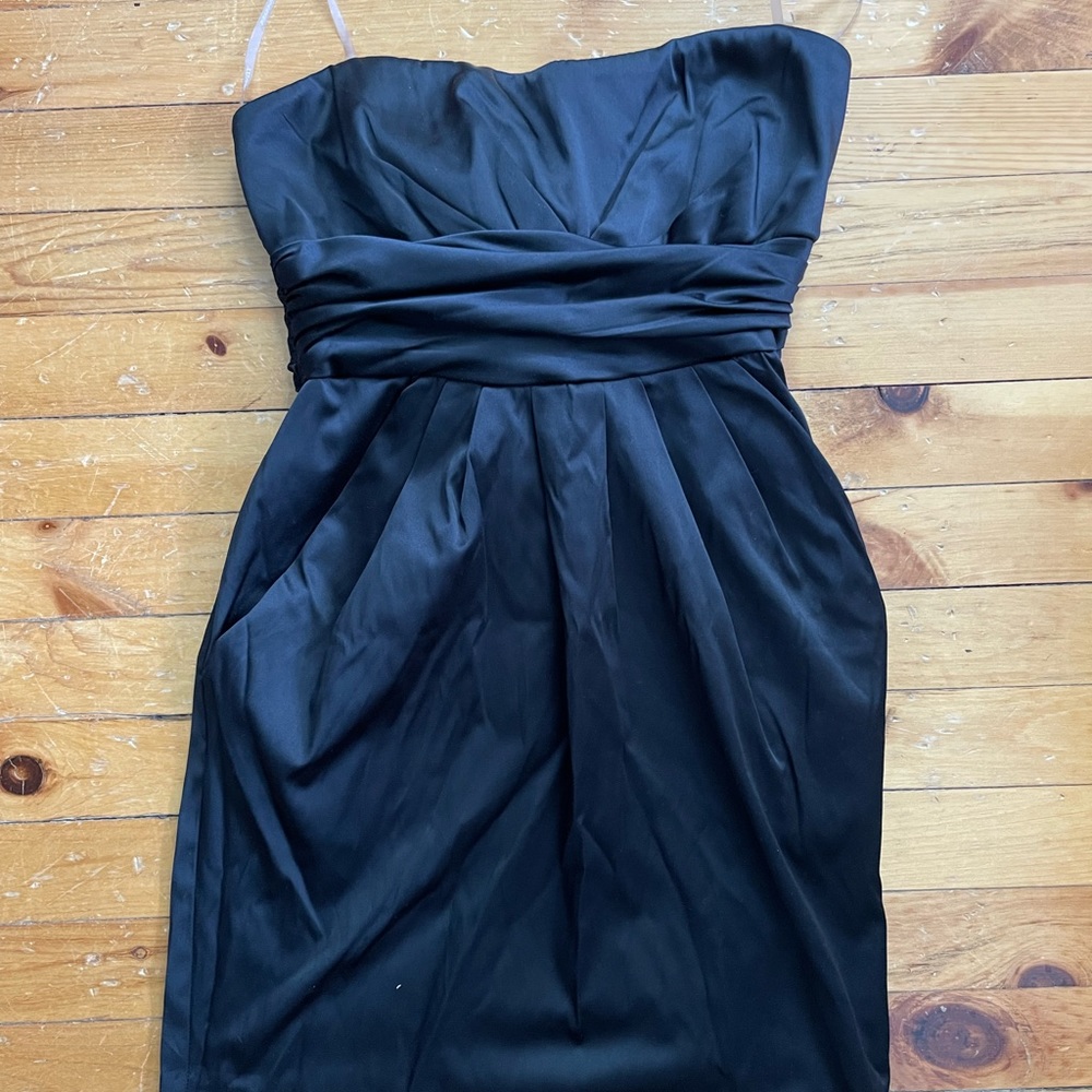 Charlotte Russe Black Shiny Dress size Medium